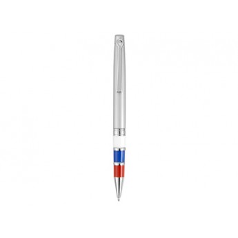Ручка металлическая шариковая "Триколор" с логотипом