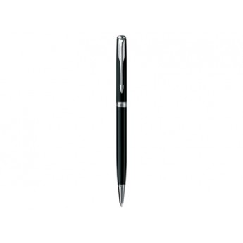 Ручка Паркер шариковая "Sonnet Matte Black СT Slim" с логотипом
