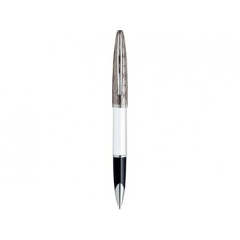 Ручка роллер «Carene Contemporary White ST» с логотипом