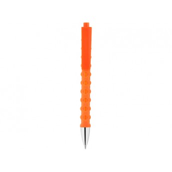 Ручка пластиковая шариковая "Dimple" с логотипом