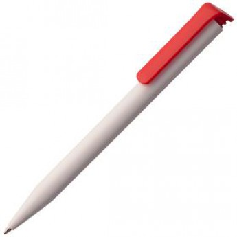 Купить Ручка шариковая Senator Super Hit, белая с красным