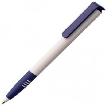 Купить Ручка шариковая Senator Super Soft, белая с синим