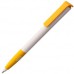 Купить Ручка шариковая Senator Super Soft, белая с желтым