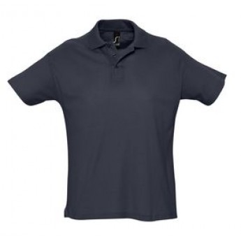 Купить Рубашка поло мужская SUMMER 170, темно-синяя (navy)