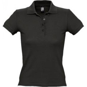 Купить Рубашка поло женская PEOPLE 210, черная