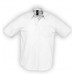 Купить белую мужскую рубашку с коротким рукавом «BRISBANE»