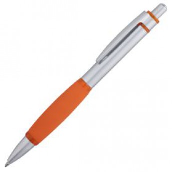 Купить Ручка шариковая Boomer, с оранжевыми элементами