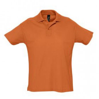 Купить Рубашка поло мужская SUMMER 170, оранжевая