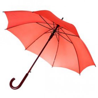 Купить зонт-трость «Unit Standard» (красный) с логотипом 