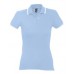 Купить Рубашка поло женская Practice women 270, голубая с белым