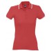 Купить Рубашка поло женская Practice women 270, красная с белым