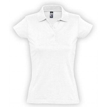 Купить Рубашка поло женская Prescott women 170, белая