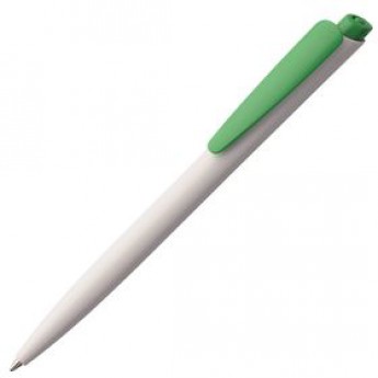 Купить Ручка шариковая Senator Dart Polished, бело-зеленая