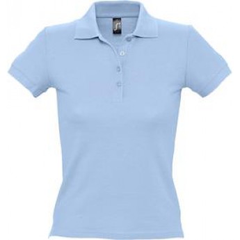 Купить Рубашка поло женская PEOPLE 210, голубая