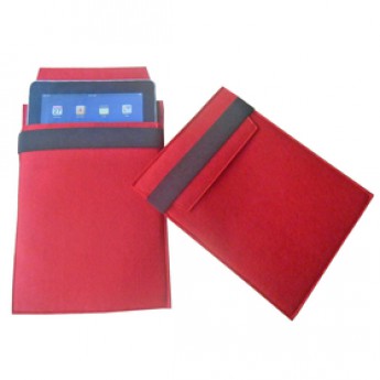 Купить чехол для iPad с логотипом (красный с черным)