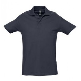 Купить Рубашка поло мужская SPRING 210 темно-синяя (navy)