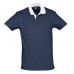 Купить Рубашка поло Prince 190, темно-синяя с белым