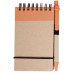 Купить оранжевый блокнот на кольцах «Eco Note» с логотипом 