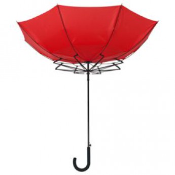 Купить  Зонт-трость Unit Wind, красный с логотипом 