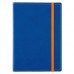 Купить блокнот «Vivid Colors» в мягкой обложке (голубой) с логотипом 