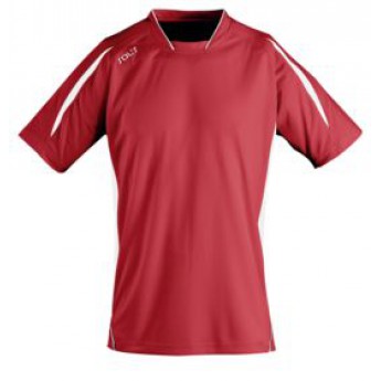 Футболка спортивная «MARACANA 140» (красная с белым)
