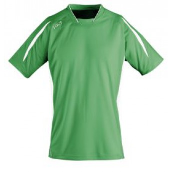 Футболка спортивная MARACANA 140 (зеленая с белым)