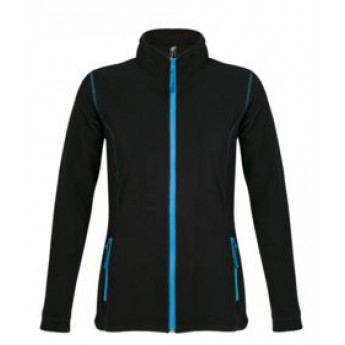 Купить Куртка женская NOVA WOMEN 200, черная с ярко-голубым
