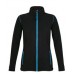 Купить Куртка женская NOVA WOMEN 200, черная с ярко-голубым