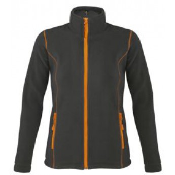 Купить Куртка женская NOVA WOMEN 200, темно-серая с оранжевым