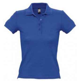 Купить Рубашка поло женская PEOPLE 210, ярко-синяя (royal)