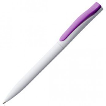 Купить Ручка шариковая Pin, белая с фиолетовым