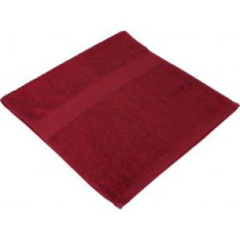 Купить полотенце махровое «Small» (бордовое) с логотипом 