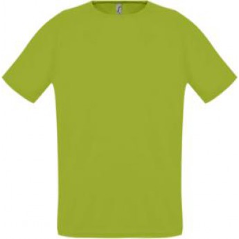 Купить футболку «SPORTY» (зеленое яблоко) с логотипом 