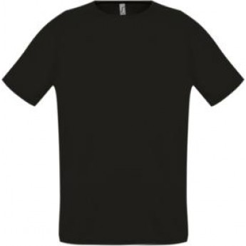 Купить футболка унисекс «SPORTY 140» (черная) с логотипом 