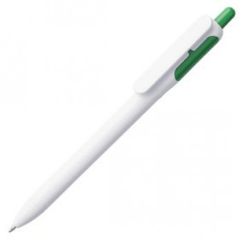 Купить Ручка шариковая Bolide, белая с зеленым