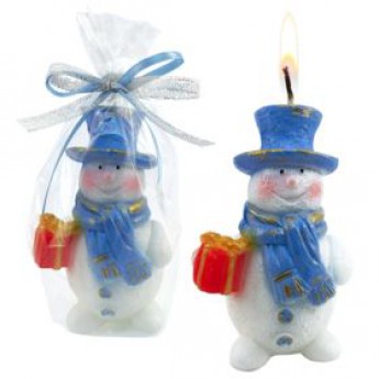 Купить свечу «Снеговик»