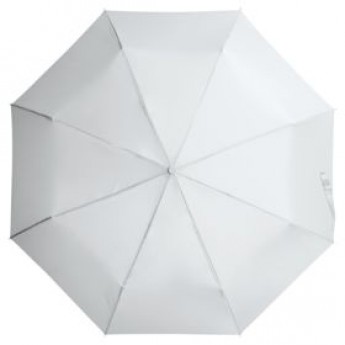 Купить  Зонт складной Unit Basic, белый с логотипом 