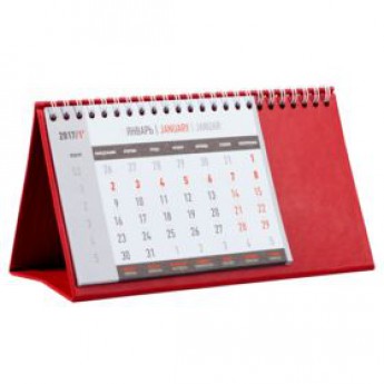 Купить Календарь настольный, красный