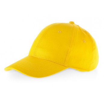 Бейсболка "Detroit C" 6-ти панельная, желтый  с логотипом