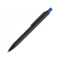 Ручка металлическая шариковая «Blaze» с цветным зеркальным слоем, черный/синий