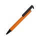 Ручка-подставка металлическая, «Кипер Q», оранжевый/черный
