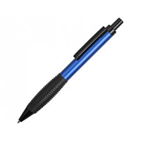 Ручка металлическая шариковая «Bazooka» с грипом, синий/черный
