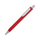 Ручка металлическая шариковая трехгранная «Riddle», красный/серебристый