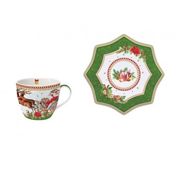 Чайная пара «Новогоднее настроение» с логотипом