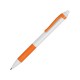 Ручка пластиковая шариковая «Centric» с грипом, белый/оранжевый