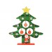 Декоративная елочка c игрушками и Дед-морозом с логотипом