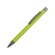 Ручка металлическая soft touch шариковая «Tender» с зеркальным слоем, зеленое яблоко/серый