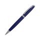 Ручка металлическая шариковая «Flow» soft-touch, темно-синий/серебристый