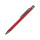 Ручка шариковая UMA «STRIGHT GUM» soft-touch, с зеркальной гравировкой, красный