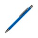 Ручка шариковая UMA «STRIGHT GUM» soft-touch, с зеркальной гравировкой, синий